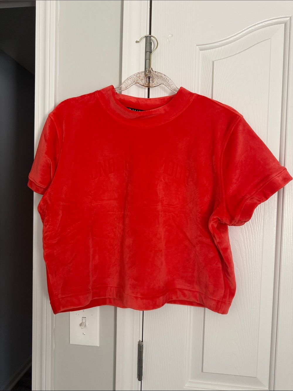 Under Armour Velour Cropped Tee